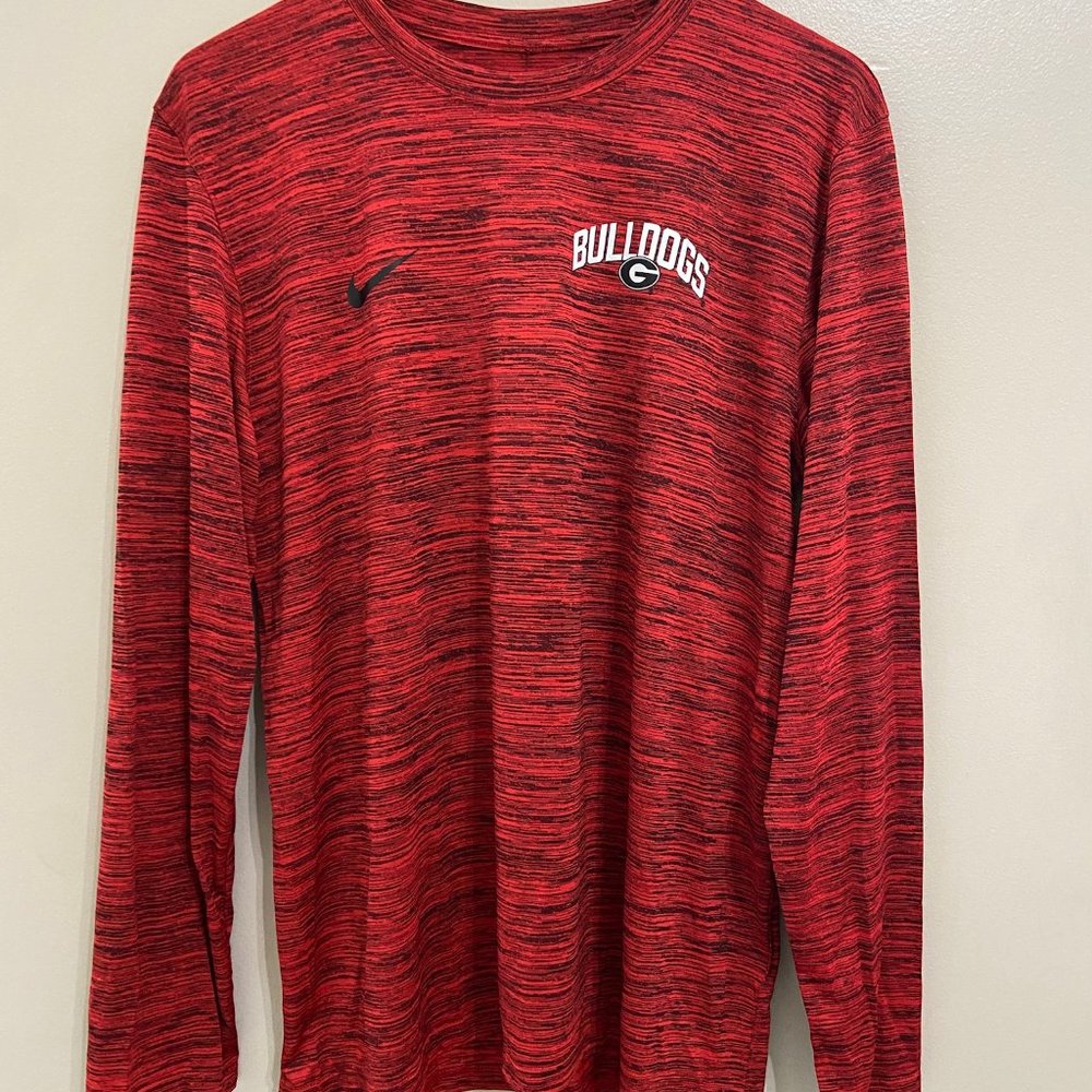 Nike Georgia Bulldogs UGA Football On-Field Player Shirt DO1707-657 Mens NEW